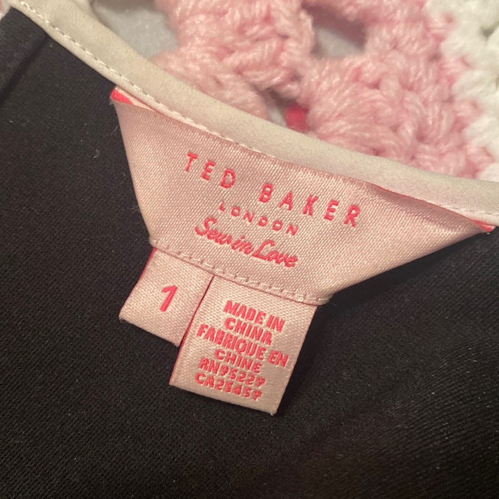 Ted Baker black with white